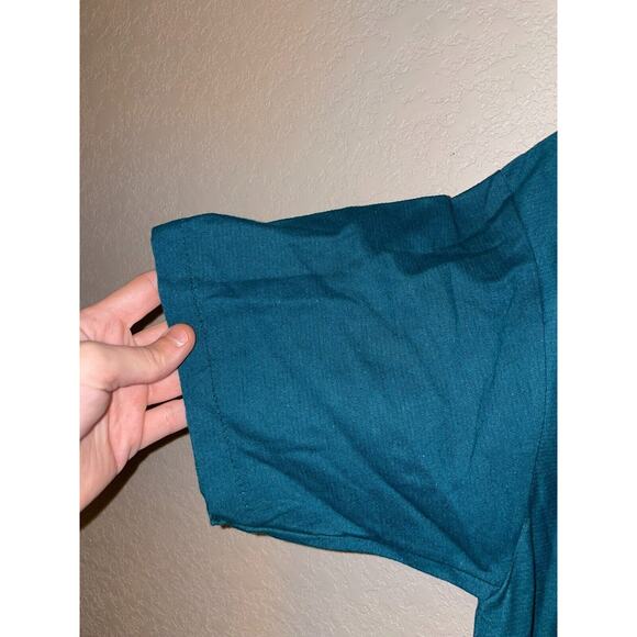 Vintage Arizona Sedona Shirt Cactus Desert 1/4 Button Green Tee VTG 90s L - Picture 6 of 10